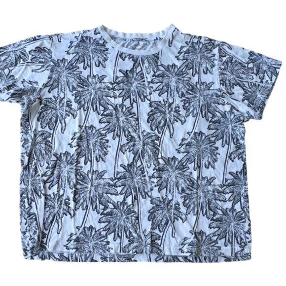 BUNDLE 3 FOR $18‎ Original Use XL White/Navy Blue Palm Tree T-Shirt Vacation - Picture 1 of 10